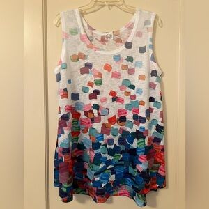 Et’ Lois Confetti Tank Top L